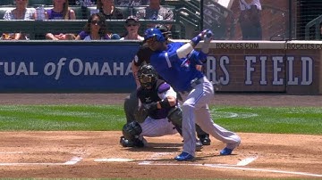 TOR@COL: Lake doubles home first run in 2nd