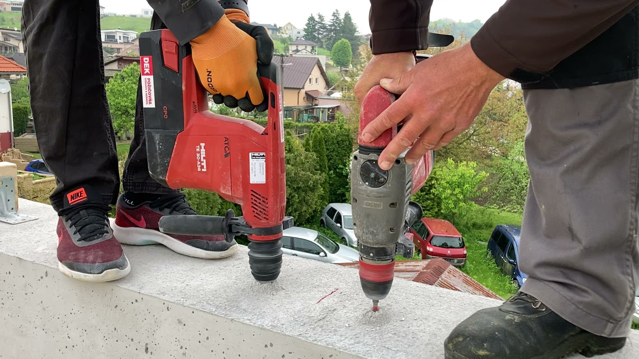 Hilti TE30 A36 vs. Milwaukee M18 CHPX YouTube