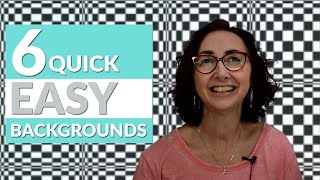 6 QUICK \& Easy Card Background Ideas - Handmade!