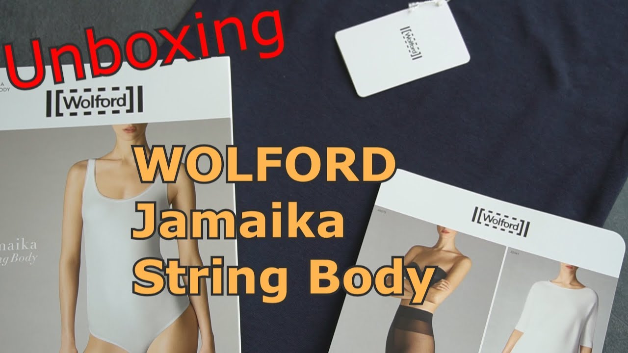 Wolford Jamaika STRING BODY Deep Blue XS - Unboxing & Review 