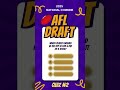 AFL DRAFT 2025 QUIZ #2 #afl #afldraft #quiz #shorts #nba