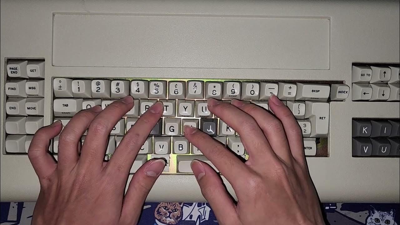 BIG BOI ACTIVITY IBM 6580 Displaywriter keyboard with Beeper ON YouTube