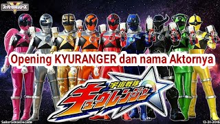 Nama Pemain Kyuranger dan Openingnya