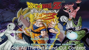 A Look At The Beta And Cut Content Of Dragon Ball Z Budokai 3