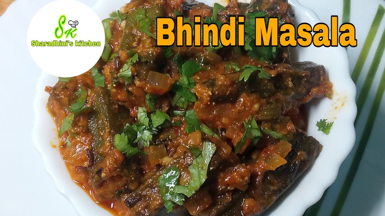 Bhindi Masala Recipe/Okra Masala/Sharadhini's kitchen