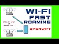 CHEAP WI-FI MESH ALTERNATIVE with fast roaming OpenWrt Wi-Fi Access points