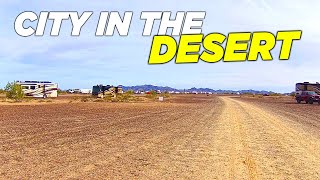 The Desert Is Filling Up In Quartzsite or... IS IT?