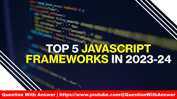 top 5 JavaScript Frameworks in 2023-24 #javascript #react #angular #vuejs #framework.