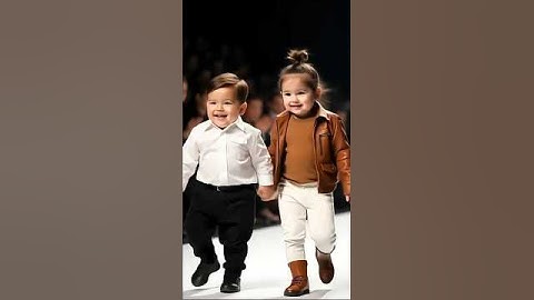 Adorable Baby Fashion Show #cutebaby #funnybaby #babygirl #fashion #cute #babylove