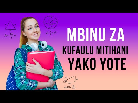 Video: Jinsi Ya Kujilazimisha Kusoma Kwa Mtihani