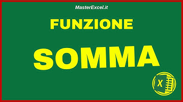 Come Usare la Funzione Somma su Microsoft Excel