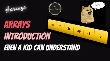 Arrays Introduction | Full Playlist | At A Glance! | #array #datastructures