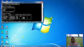 Cara membuat database perpustakaan menggunakan CMD