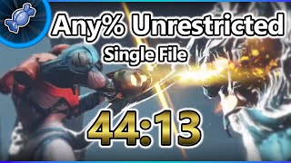 [Former World Record] Any% Unrestricted - 44:13 - Single File - Metroid Dread