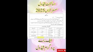 AIOU Assignment Schedule Semester Autumn 2025 || AIOU Assignment Autumn 2025
