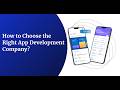 How to Choose the Right App Development Company in 2026