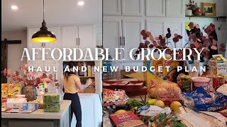 Affordable grocery haul ! Cutting back on spending !