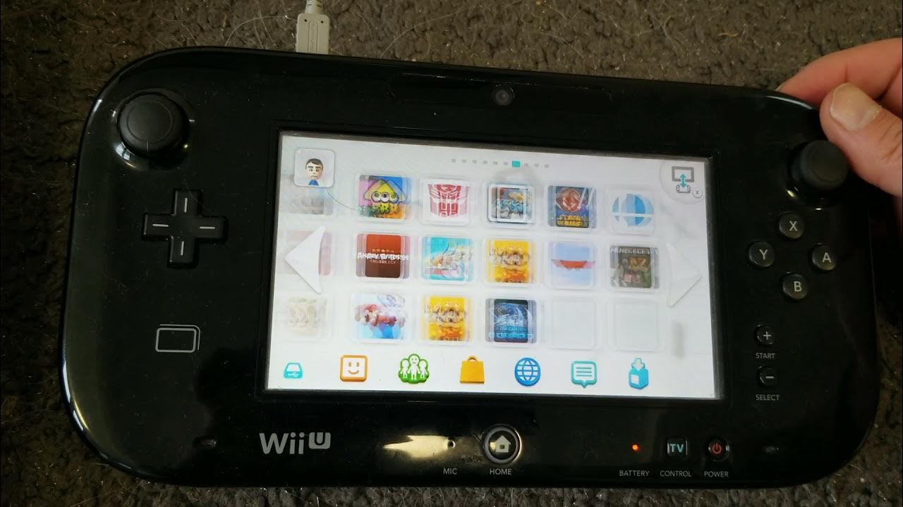 wii u setup YouTube