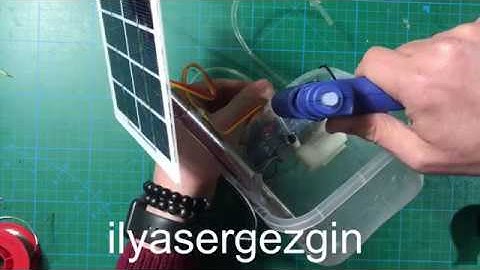 Güneş Enerjili Otomatik Çiçek Sulama Sistemi