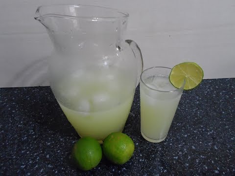 SUCO DE LIMÃO COM CASCA - SEGREDO PARA NÃO FICAR AMARGO.