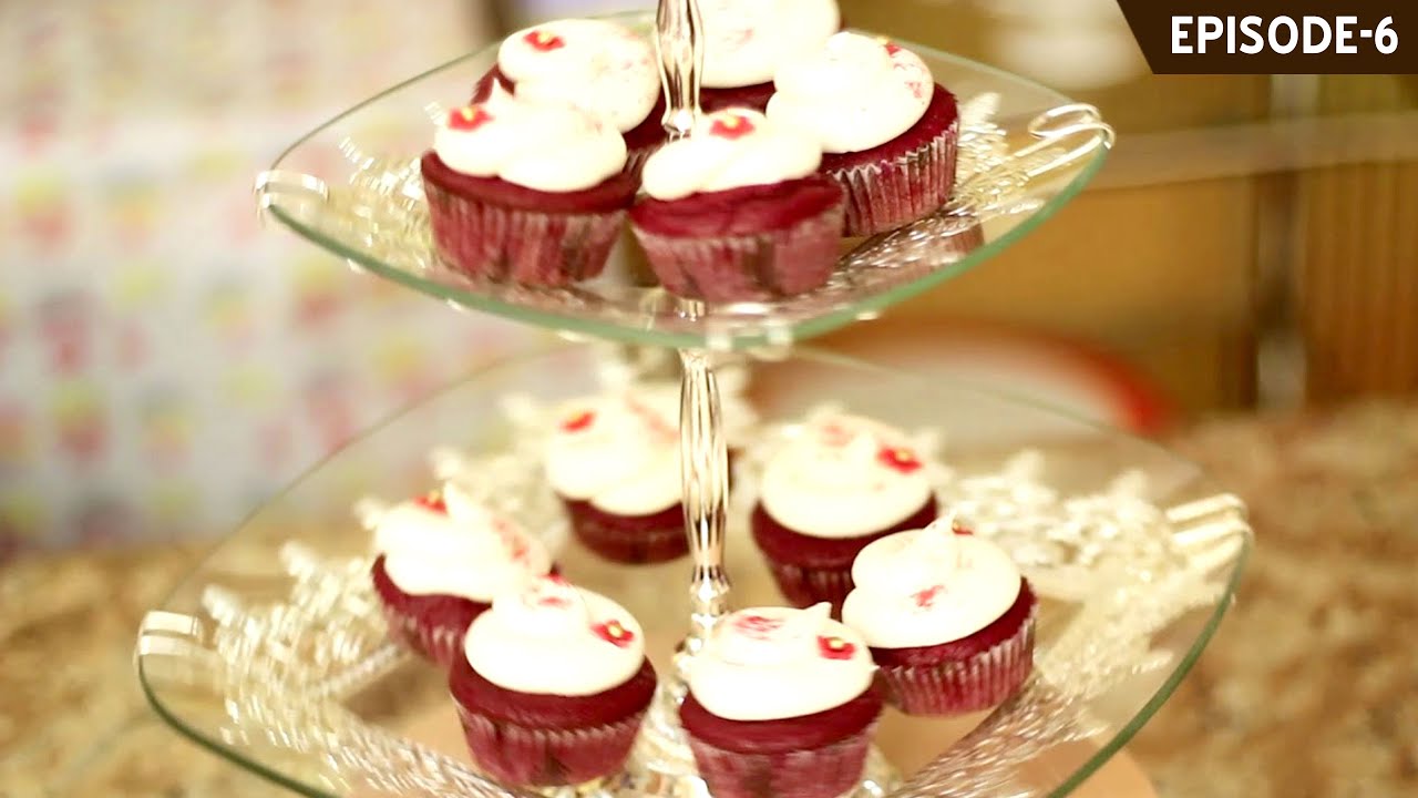 How to make Eggless Red Velvet Cupcakes with Cream Cheese Frosting - YouTube