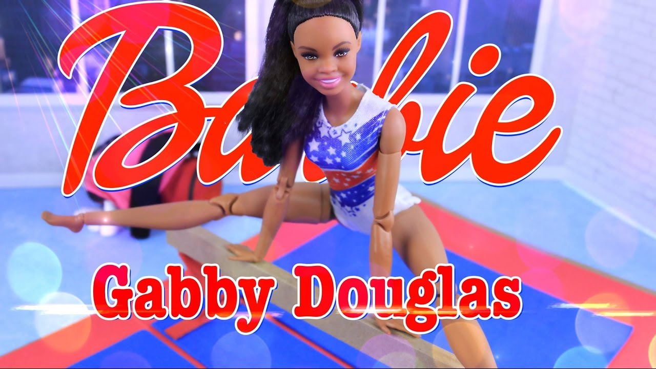 Gabby Douglas SHEROS Barbie Collector Pink Label Doll 4K - YouTube