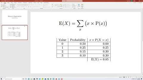 R Programming - Finding the Mean or Expectation of a a Probability Distribution