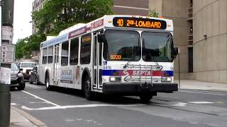 SEPTA BUS: NEW FLYER D40LF 5416 ON ROUTE: 40