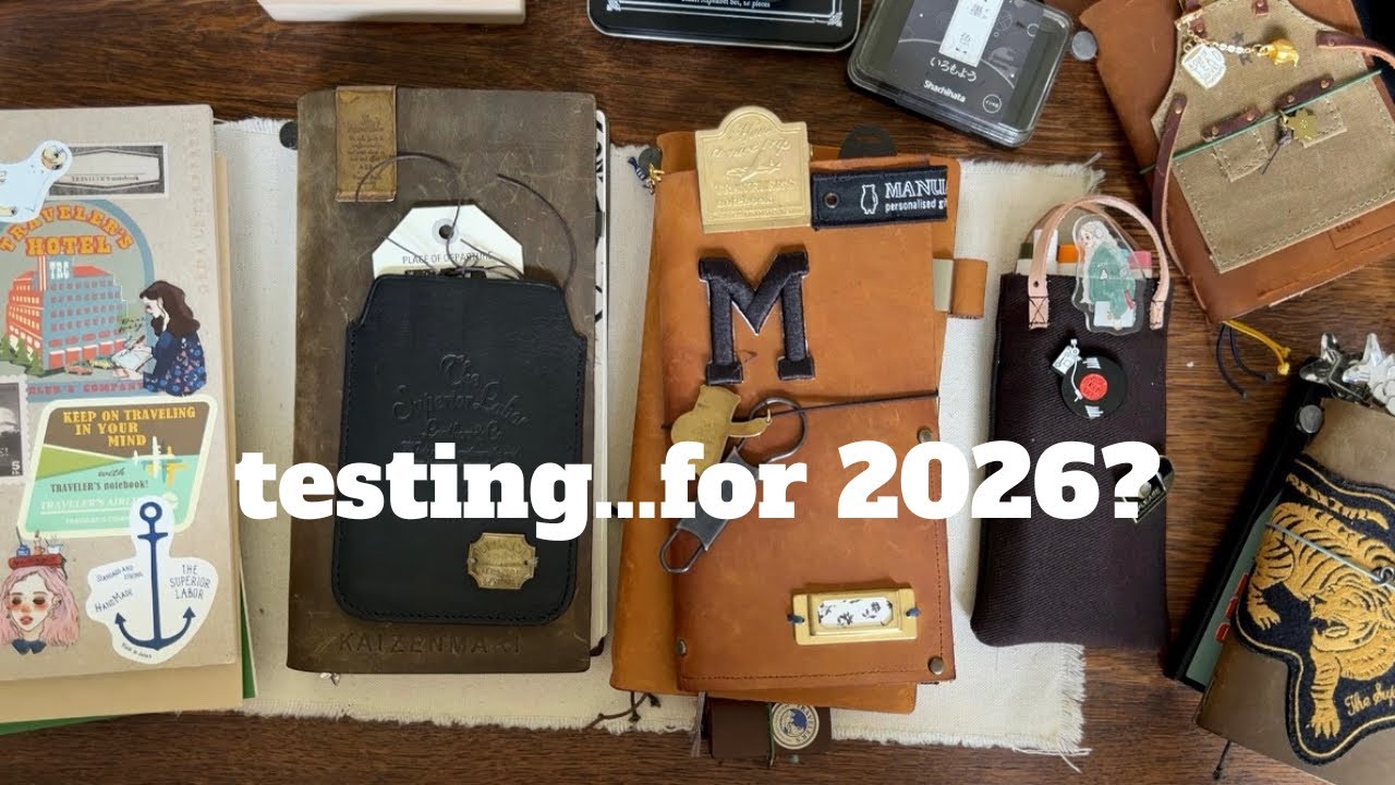 Giving My Traveler’s Notebook Another Chance | Could This Work For My 2026 Journals |Long and Chatty