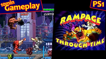 Rampage Through Time ... (PS1) Gameplay