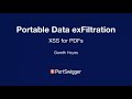 Portable Data exFiltration: XSS for PDFs thumb