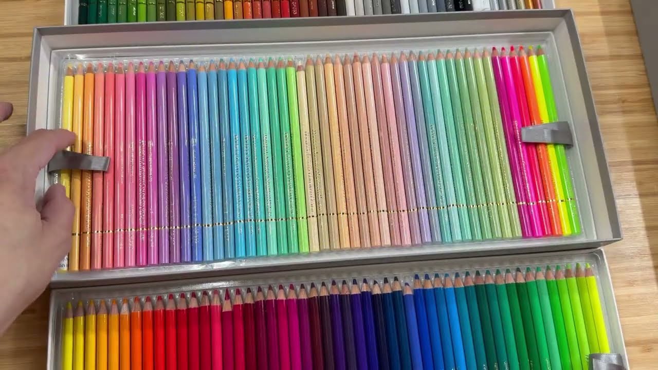 Holbein Artists' Colored Pencils - Set of 150 - Overview - YouTube