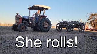 The Great Farm Clean-up Part 48. Loading up & Finally Moving the Antique Wagon into the Farmyard!