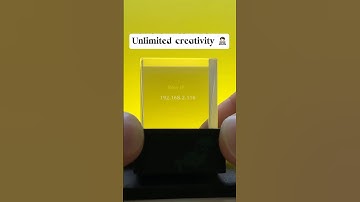 Transform your space into a vibrant 3D world #cube #homedecor #3dhologram