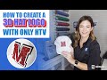 How to Create an AMAZING 3D Logo for Hats with ONLY 3 Types of HTV