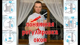 Регулировка окна