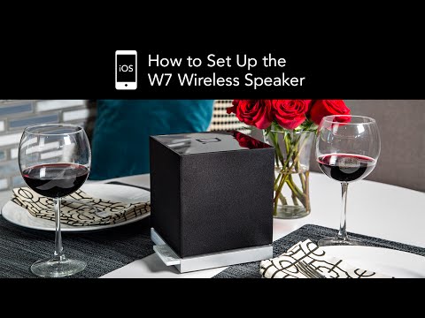 How to Set Up the Definitive Technology W7 Wireless Speaker - iOS Device