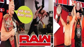 Brock Lesnar Brutally Seth Rollins ! New Raw Tag Champ ! WWE Raw 29 July 2019 Highlights