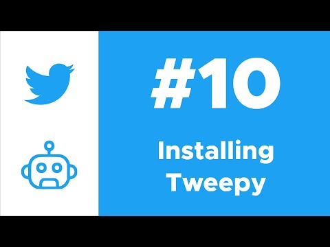 Installing Tweepy |