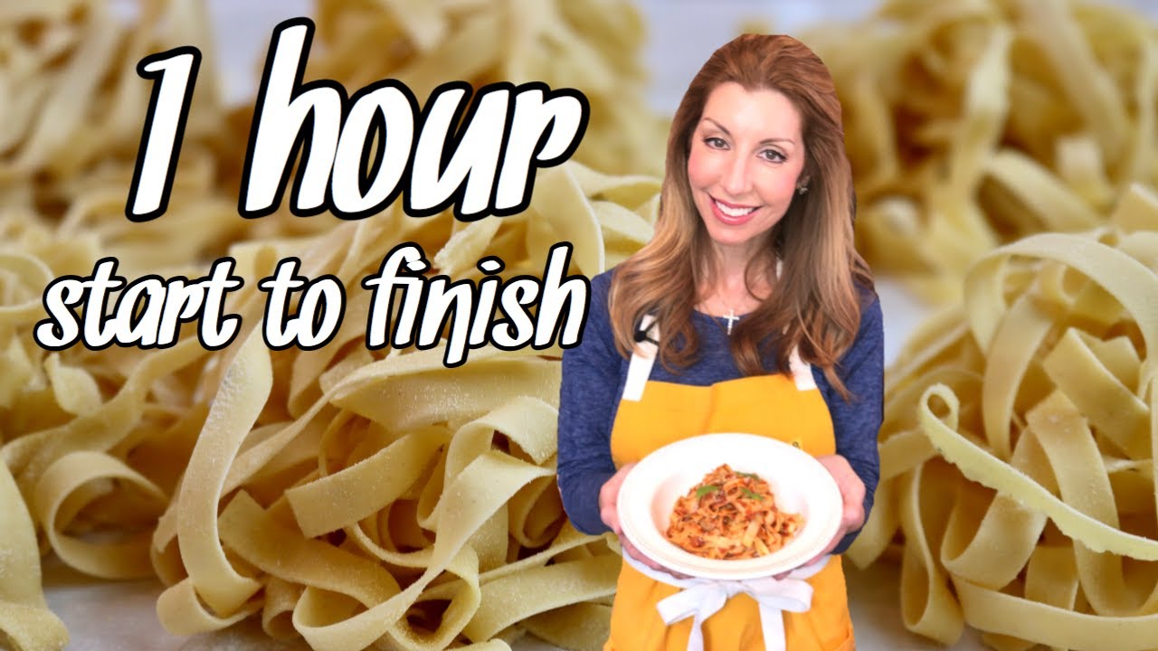 Semolina Pasta Recipe with a Kitchenaid - YouTube