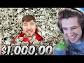 xQc Reacts to I Gave People $1,000,000 But ONLY 1 Minute To Spend It! (MrBeast)