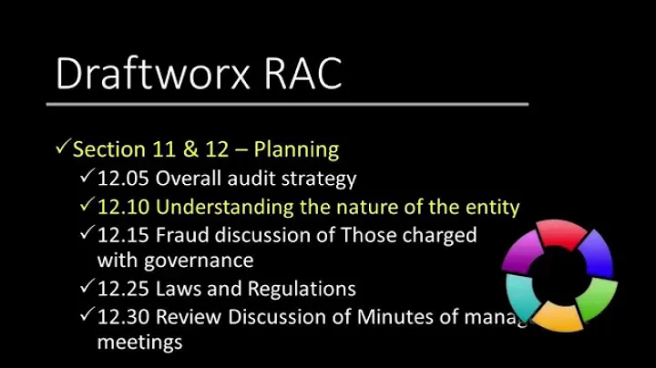 RAC QuickVid - 12.10 Understanding the Nature of the Entity