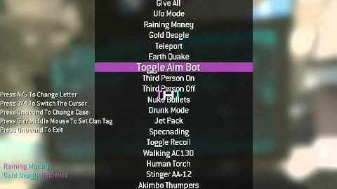 OPGKILLZ & Claytonmanz (Hooligan Haxerz) - Restxrt Mw2 Mod Menu