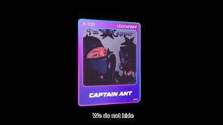 Captain Ant - Im A Rapper Lyric Visualizer