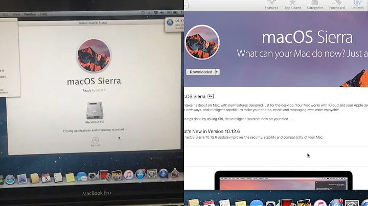 Mac OS Sierra Upgrading, 10.8, 10.7, 10.6 To 10.12.6