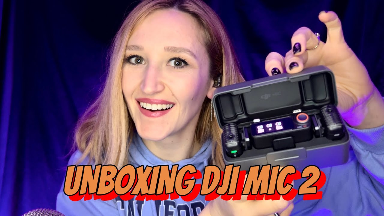 ASMR- РАСПАКОВКА DJI MIC 2 🤩🙌- Новые микрофоны с кристально чистым звуком!!!