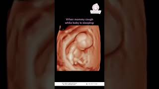 What does your baby feel when mommy coughs during pregnancy?#viralshorts #pregnancy