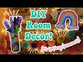 DIY Room Decor for Spring/Summer! 🌼  (garland, rainbow hanger, and felt flowers!)