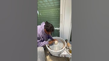 First Attempt at Making a Lidded Vessel pt.2 #ceramics #pottery  #studiopottery #wheelthrownpottery