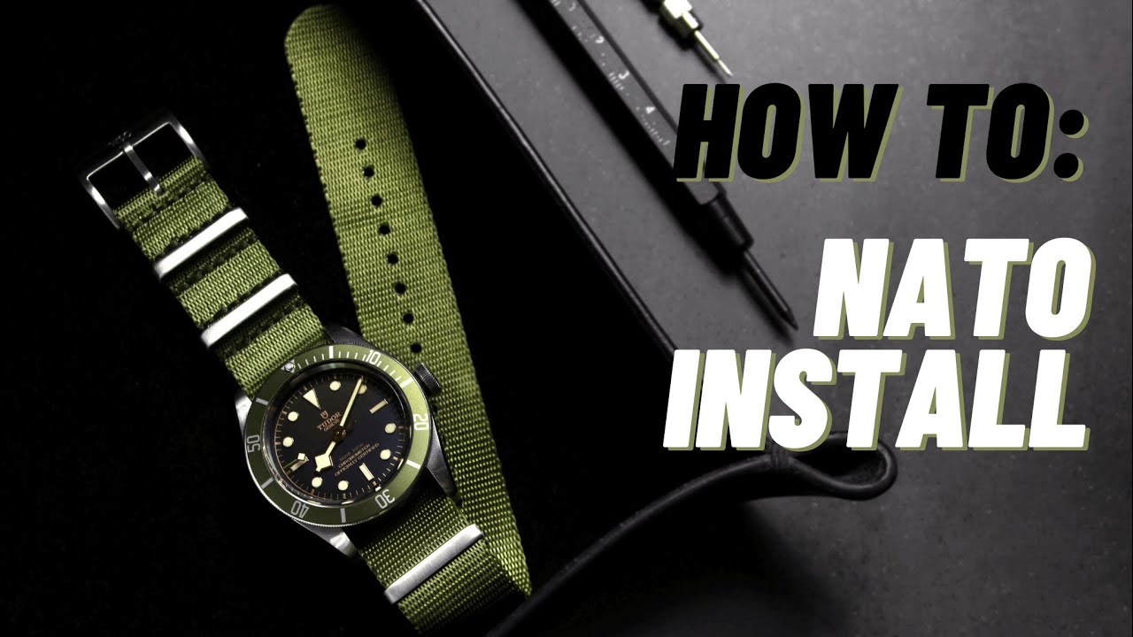 HOW TO NATO STRAP INSTALL TUTORIAL YouTube
